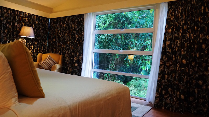 Inside the bedroom of the hillside villa. Photo: Coco Travel