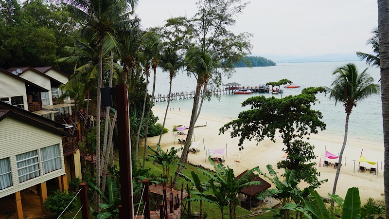 The hillside villas at Sutera Sanctuary Lodge, Manukan Island. Photo: Coco Travel