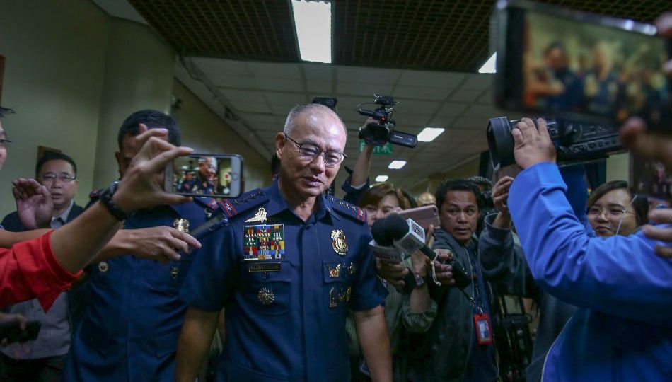 Former PNP chief Oscar Albayalde. <i></noscript>Photo: Jonathan Cellona/ABS-CBN News</i>