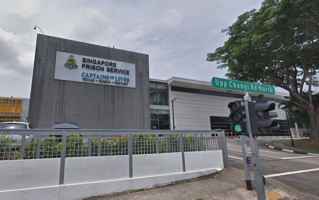 Entrance of Singapore’s Changi prison. Image: Google Street View