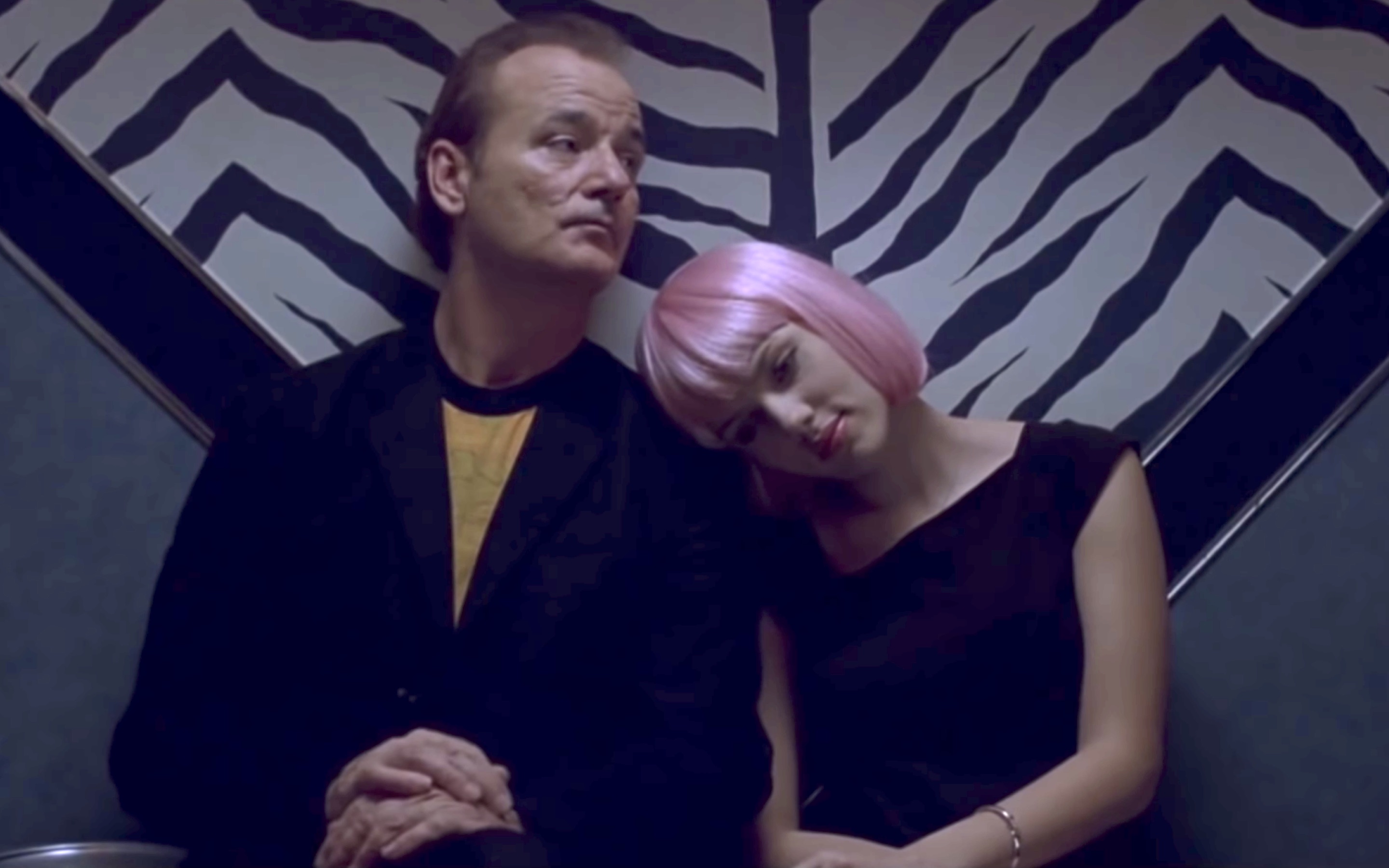 A scene from Sofia Coppola’s film <i></noscript>Lost In Translation</i> which will be screened this weekend. Screengrab via YouTube.