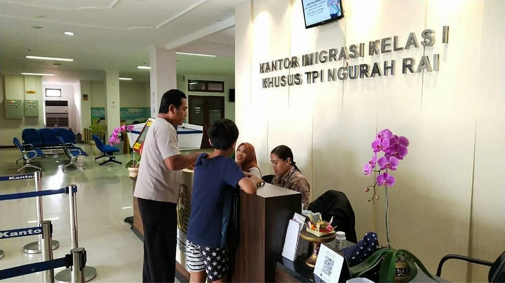 File photo of Immigration Office at Ngurah Rai International Airport. Photo: Facebook