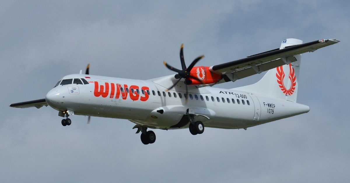 Wings Air’s ATR 72-600 aircraft. Photo: Laurent Errera via Wikimedia Commons