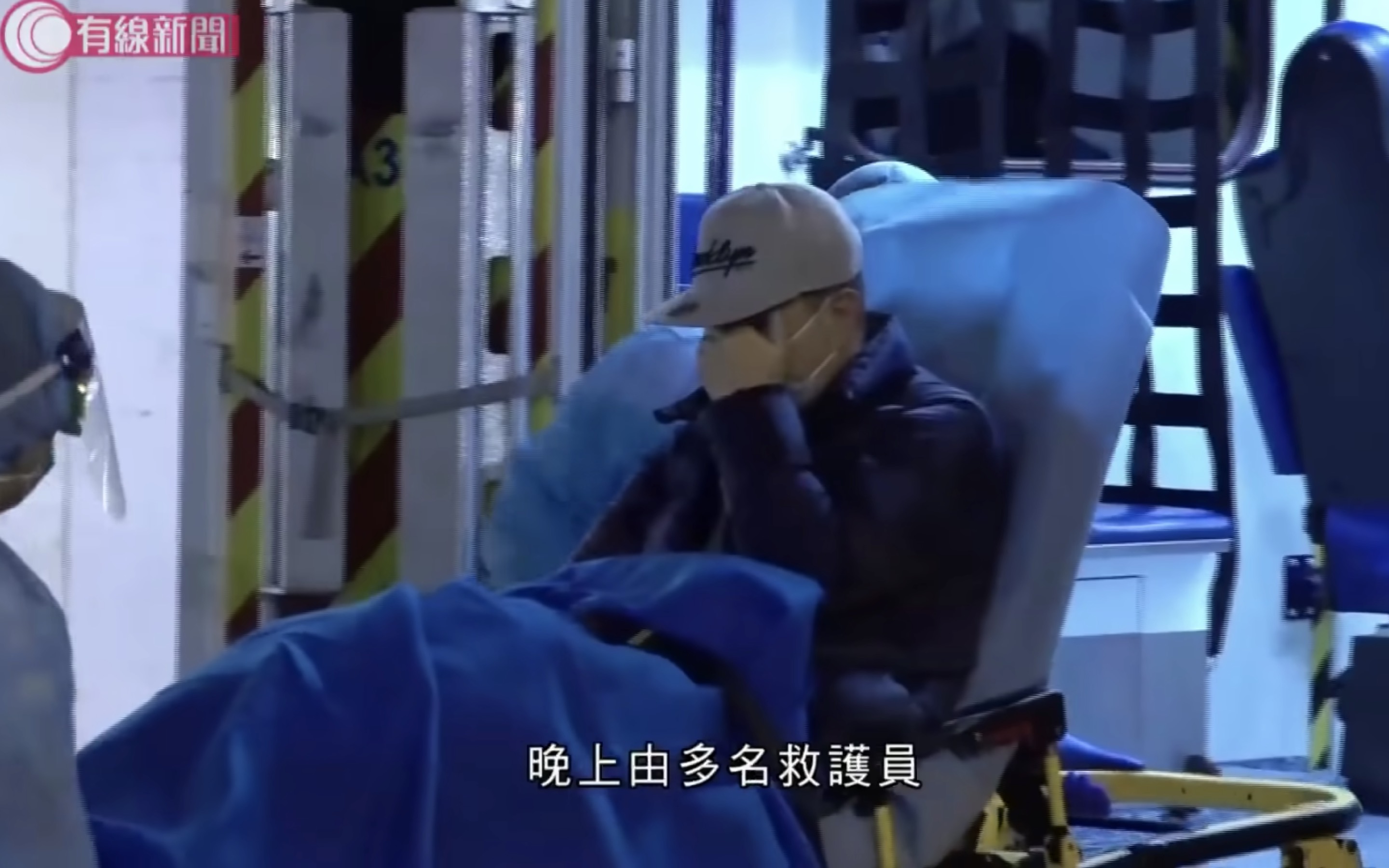 A 39-year-old man is being reported as the first person in Hong Kong to die of the Wuhan coronavirus. Screengrab via YouTube/iCable.