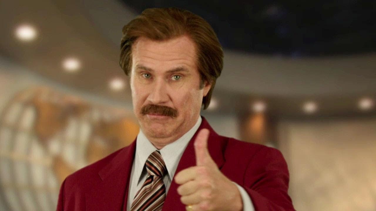 Film grab of Ron Burgundy in Anchorman. <i>Photo for illustration purposes only: imgflip.com</i>