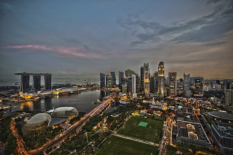 A view of the Singapore City skyline <i></noscript>Photo: Chenisyuan / Wikimedia commons </i>