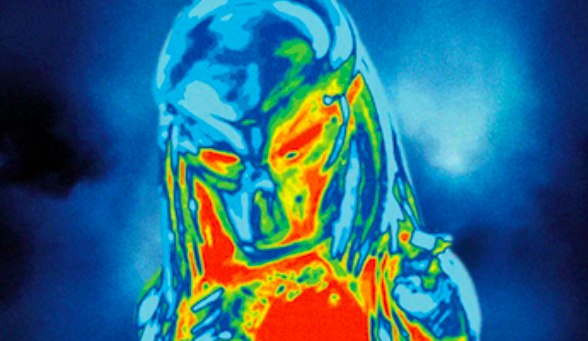Heat vision rendering of the predator from the film Predator. <i></noscript>Photo for illustration purposes only / YouTube screengrab</i>