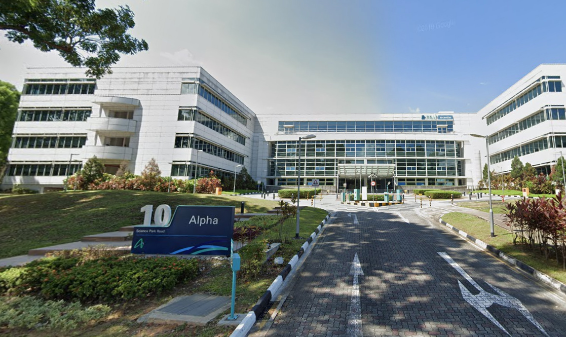 Street view of 10 Science Park Road. Image: Google