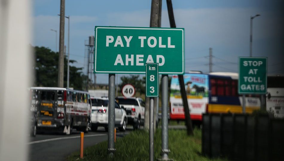 A sign at the North Luzon Expressway. Photo: Jonathan Cellona/ABS-CBN News