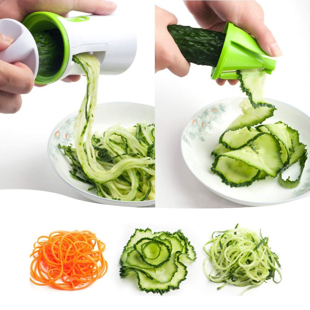 Portable Stainless Steel Vegetable Spiralizer