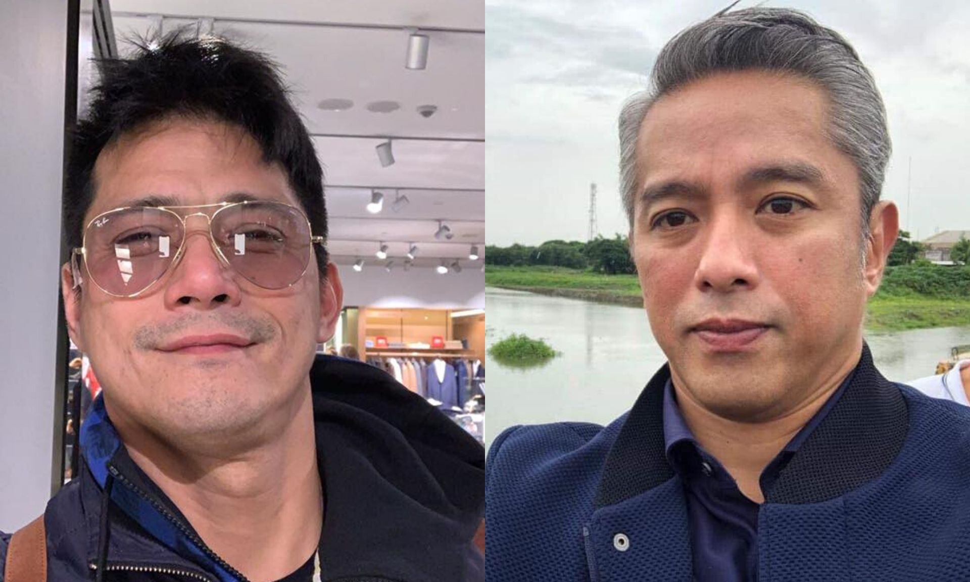 Actor Robin Padilla, at left, and Cavite Governor Jonvic Remulla at right <i></noscript>Photo: Padilla, Remulla / Facebook</i>