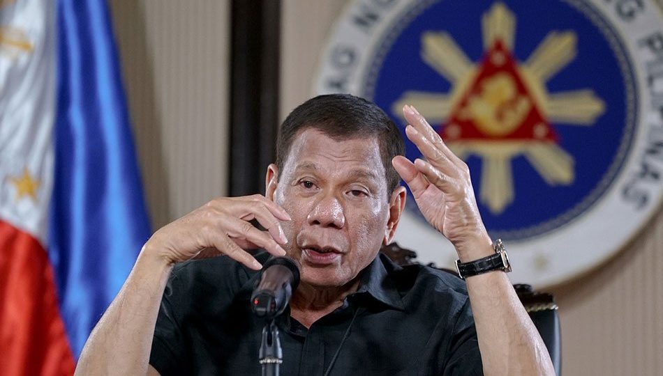 President Rodrigo Duterte in a March 30 address on COVID-19, <i></noscript>Photo: ABS-CBN News</i>