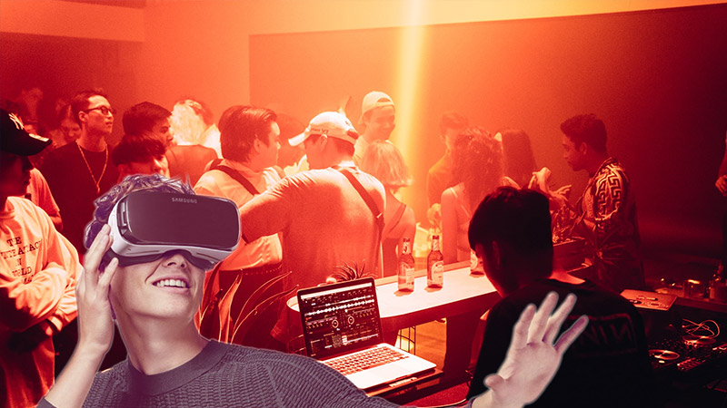 Original images: Beam nightclub, Samsung VR