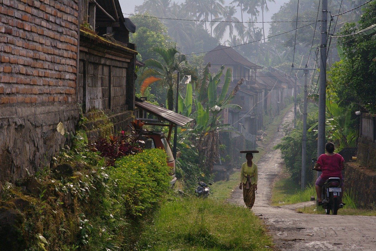 File photo of a woman walking on a street in Bali. Photo: Pixabay 