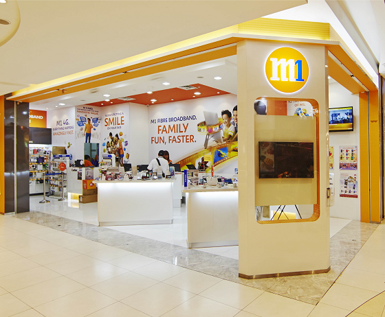 M1 store at Bedok Mall. Photo: Capitaland