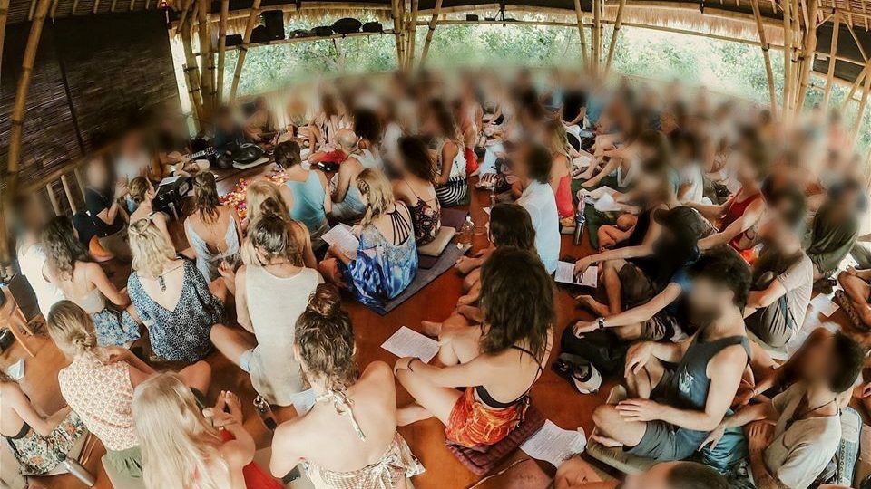 House of Om, a spiritual community/holistic school located in Gianyar regency and about a half hour drive from the center of Ubud, has been the subject of online ire since the weekend for hosting a crowded gathering that blatantly ignored social distancing protocols. Photo: Facebook