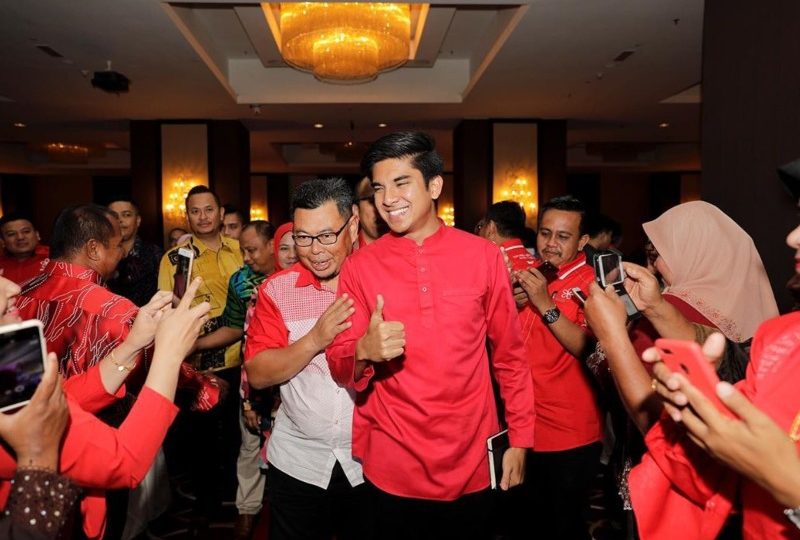 Syed Saddiq at a Bersatu youth event in Malacca before he was removed from his position as youth chief. Photo: Syed Saddiq / Instagram