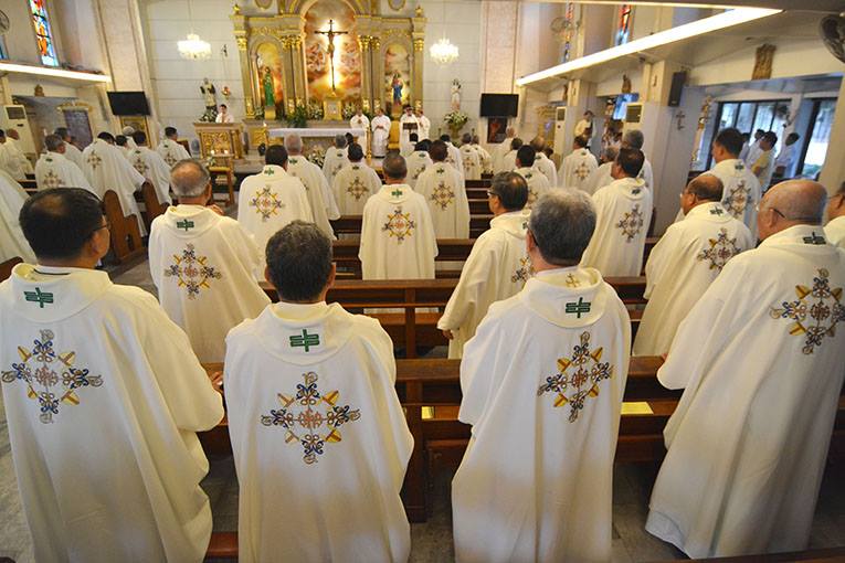 Members of the Cathollc Bishops Conference of the Philippines, image from 2016 <i></noscript>Photo: CBCP News / FB</i>