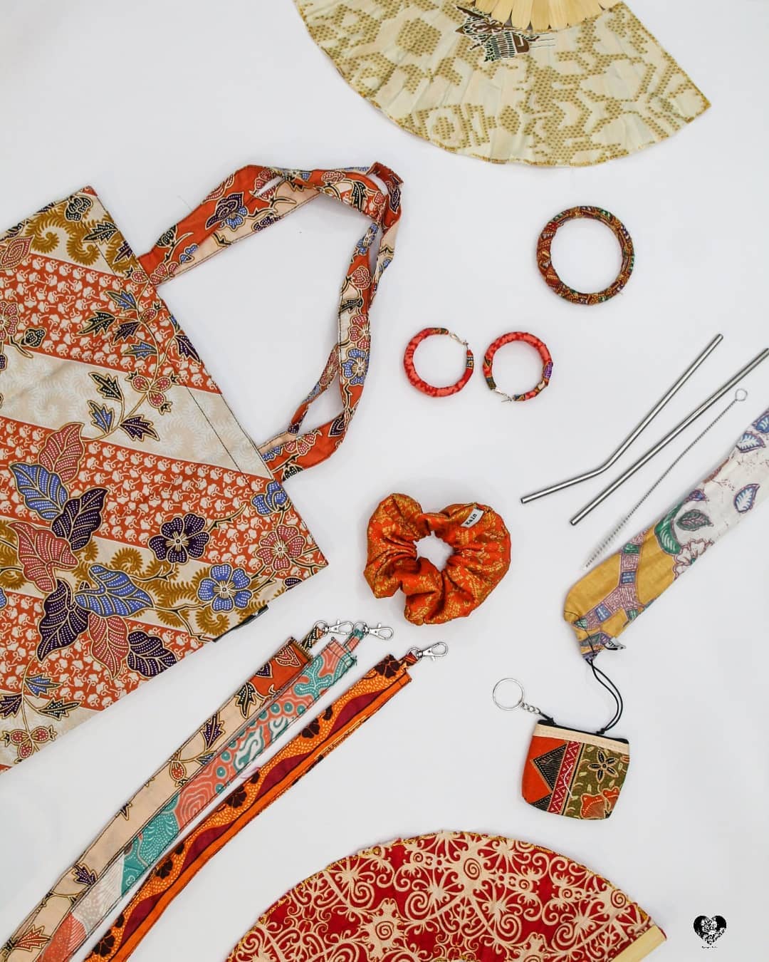 Batik accessories from Nyonya Kain. Photo: Nyonya Kain /Instagram