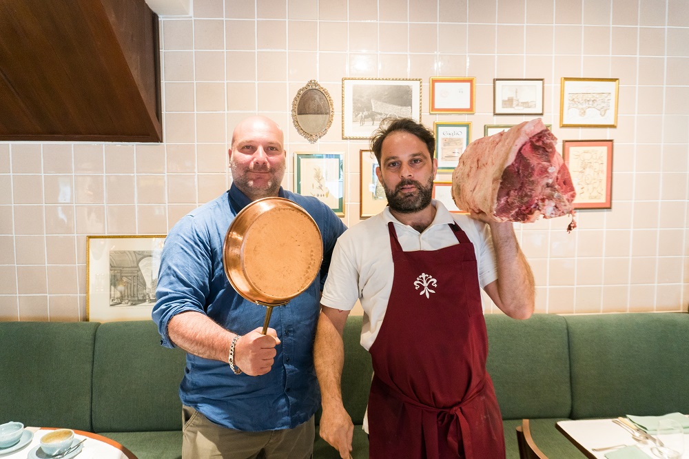 Paolo Vitaletti and Manuelo Pintore, founding chefs of Giglio Trattoria Fiorentina. 
