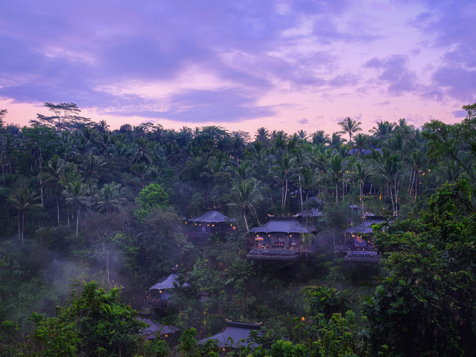 Capella Ubud describes itself as a luxury tented retreat. Photo: Capella Hotels