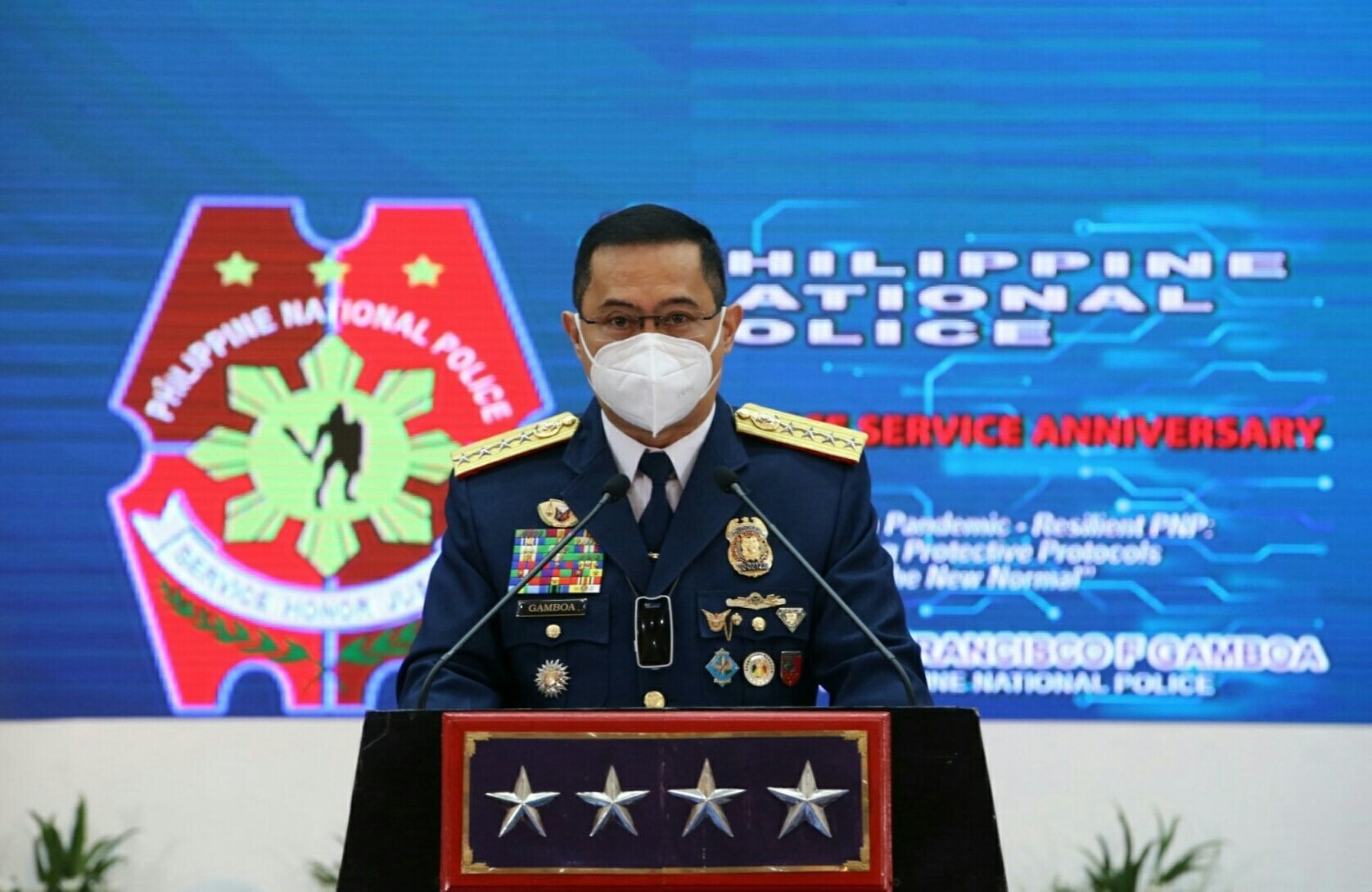 PNP Chief Archie Gamboa <i></noscript>Photo: Philippine National Police / FB</i>