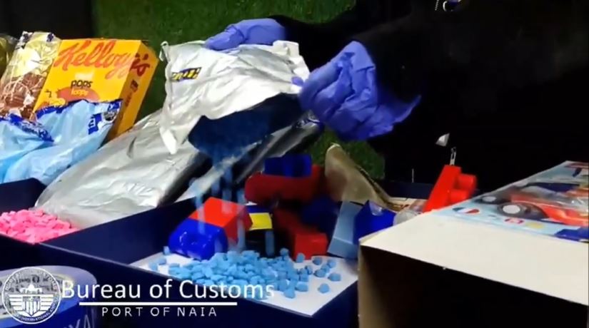 Screenshot from Bureau of Customs video