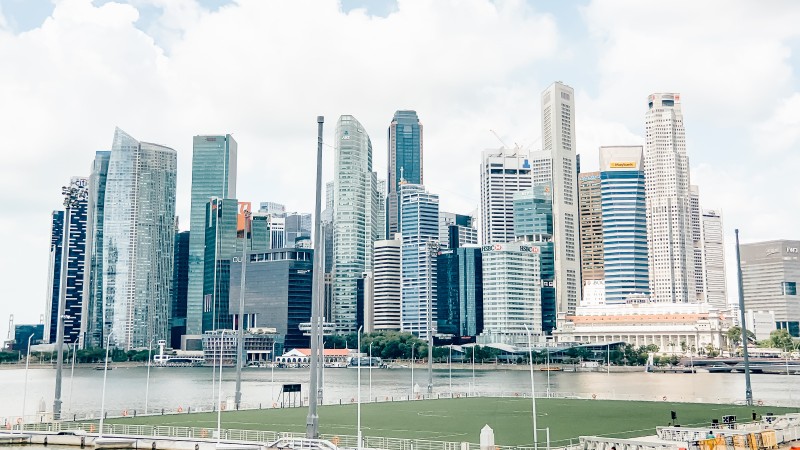 The skyline of Singapore’s financial hub. Image: Polina Rytova
