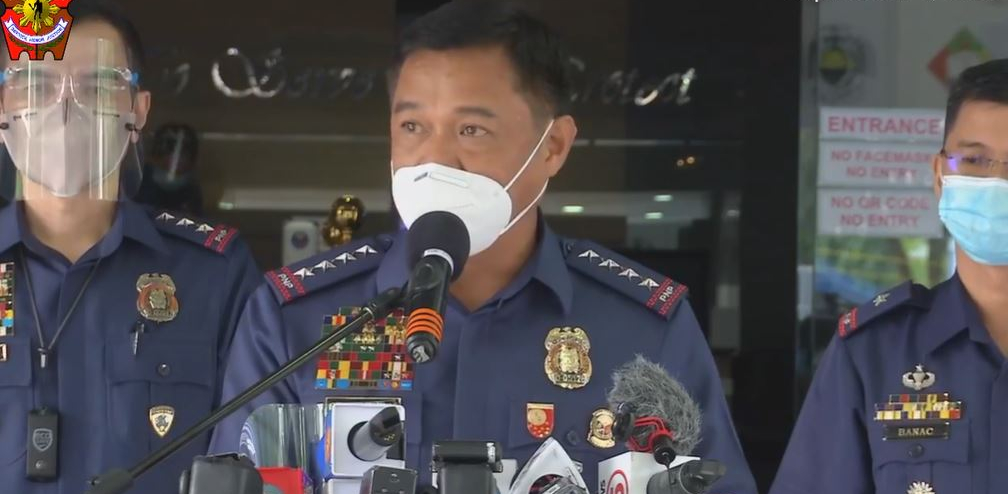 Philippine National Police (PNP) chief Police General Camilo Pancratius Cascolan. Screenshot from PNP video