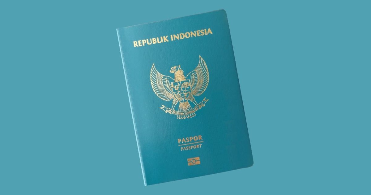 Photo illustration of Indonesian passport. Passport image from Ariharan72/Wikimedia Commons