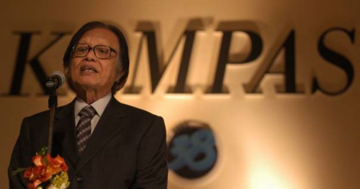 Jakob Oetama, one of Indonesia’s most celebrated journalists and founder of Indonesian media giant Kompas Gramedia, passed away on Wednesday, Sept. 9 in North Jakarta. He was 88 years old. Photo: Pusat Informasi Kompas