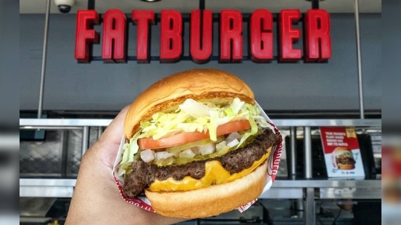 The Fatburger cheeseburger. Image: Fatburger Singapore
