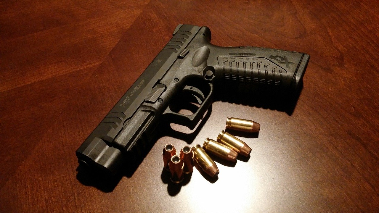 Photo illustration of a handgun. Photo: Pixabay