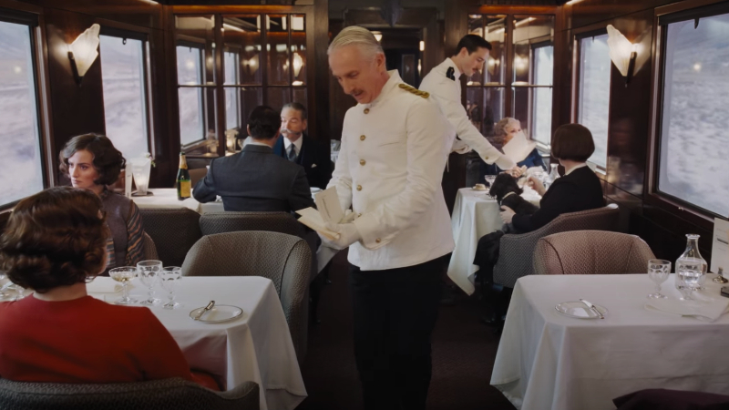 Screengrab from the Murder on the Orient Express movie trailer. Image: 20th Century Studios/YouTube
