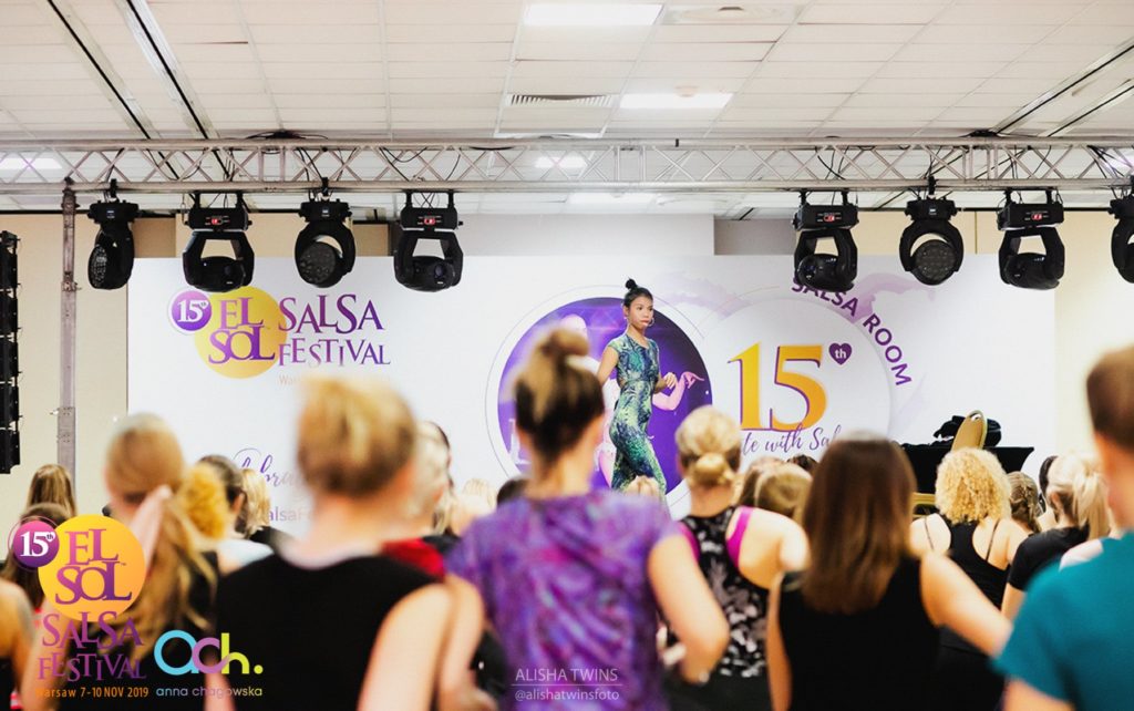 Brenda Liew conducts a workshop at the Warsaw Salsa Festival in Europe. Photo: Brenda Liew/Courtesy