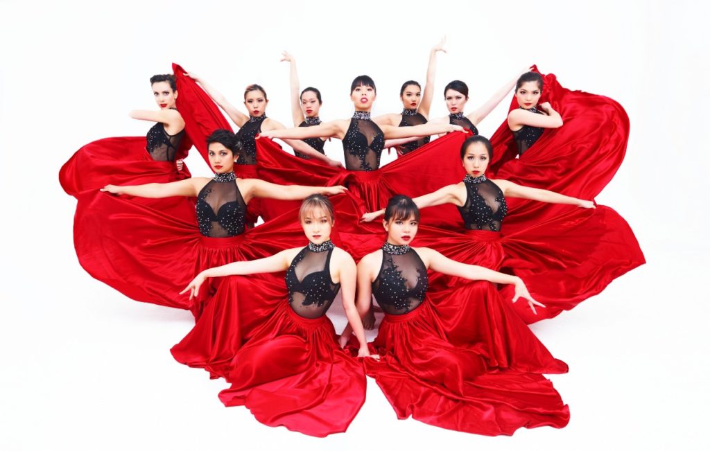 Brenda Liew poses with the Singapore salsa team. Photo: Brenda Liew/Courtesy