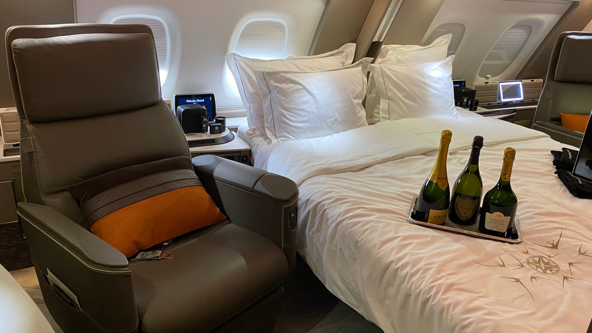The A380 suites. Photo: Coconuts
