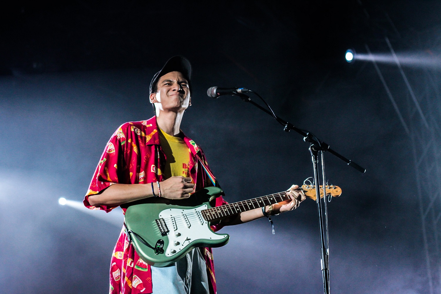 Rising star “Lover Boy” Phum Viphurit performs his sweet, soulful vocals in November 2019 at the Maho Rasop Festival. Photo: Coconuts