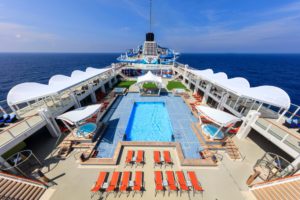 The main pool deck. Photo: Dream Cruises