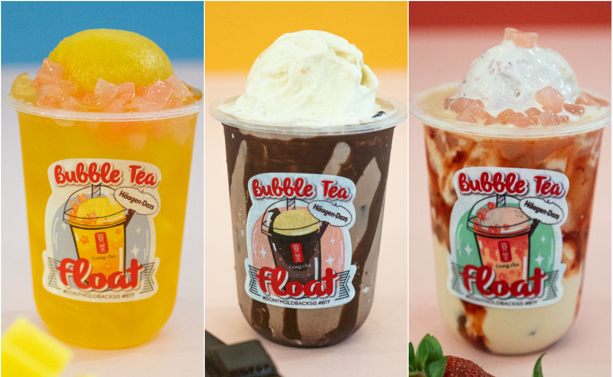 The Sunshine Mango, Caramel Choc and Berry-Tea Bliss flavors, from left to right. Photos: Spectrum Photography
