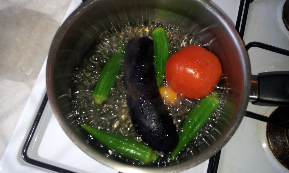 Pot of boiling vegetables. Photo: Top Kitchen Depot