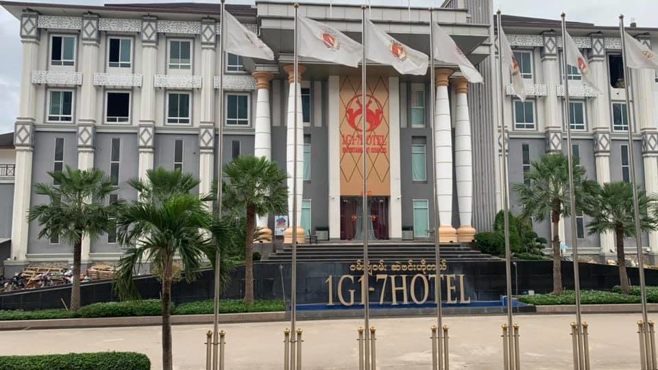 
A file photo of 1G1 hotel in Myanmar’s Tachileik. Photo: 1G1-7 Hotel / Facebook
