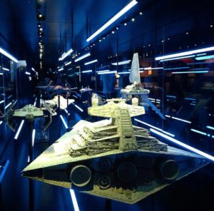 The Star Destroyer and other star ships. Photo: Star Wars Identities/Facebook
