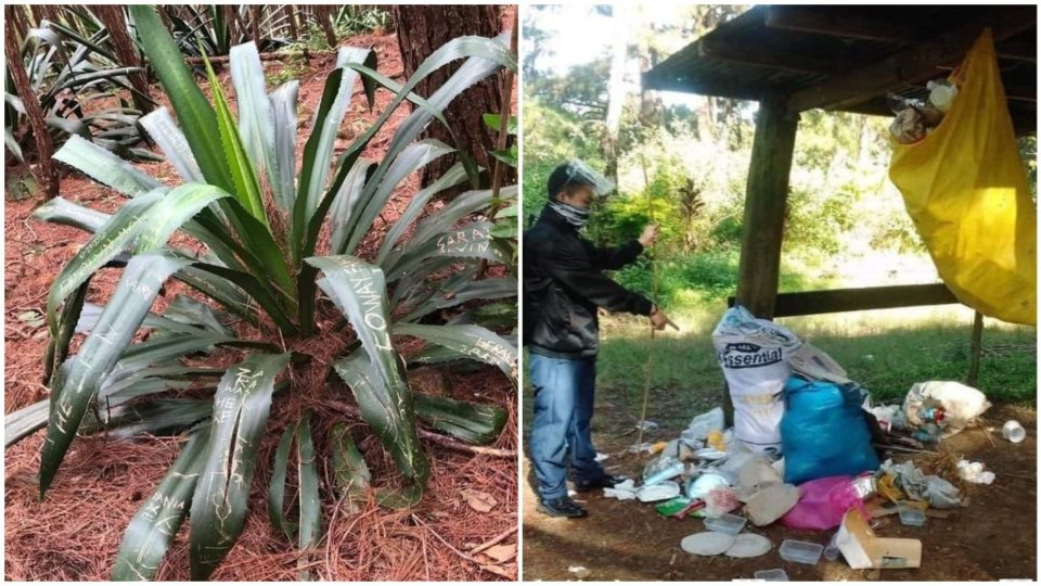 Trash and Graffiti on Plants Forces Bagiuo City Hiking Trail to Close Indefinitely