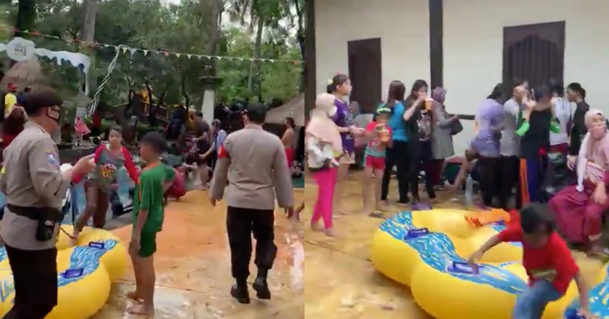 Authorities have temporarily closed Waterboom Lippo Cikarang, a waterpark in Bekasi regency, West Java after discounted tickets attracted a huge crowd yesterday, as seen in a video that has widely circulated online. Screenshot from video