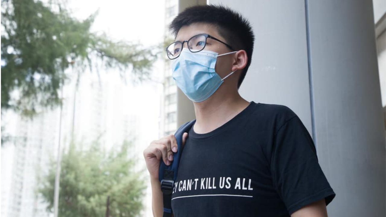 Activist Joshua Wong is currently serving a jail sentence for his role in a 2019 protest. Photo: Facebook/Joshua Wong