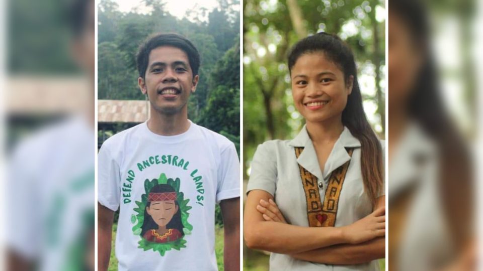 Chad Booc and Roshelle Porcadilla are teachers who were allegedly arrested in Cebu City. Photo: ALCADEV Lumad School/Twitter