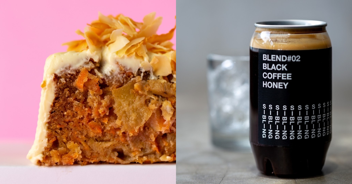 Sisterfields Bakery’s Famous Carrot Cake (L) and Black Coffee Honey (R). Photo: Instagram/@sisterfieldsbakery