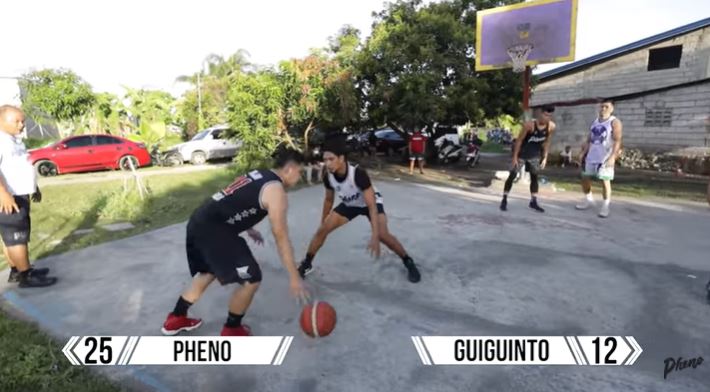 The Bulacan basketball match organized by Mav’s. Screenshot from Mav’s Phenomenal Basketball