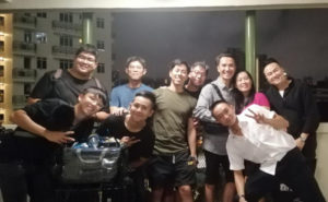 The cast and crew of ‘Aqua Man.’ Photo: Jet Ho